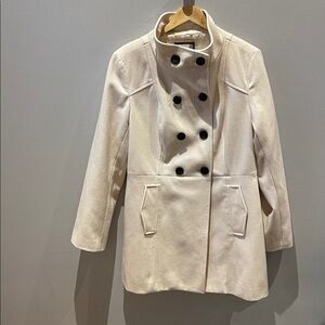 Cream Pea Coat